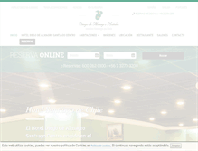 Tablet Screenshot of dahotelessantiago.com
